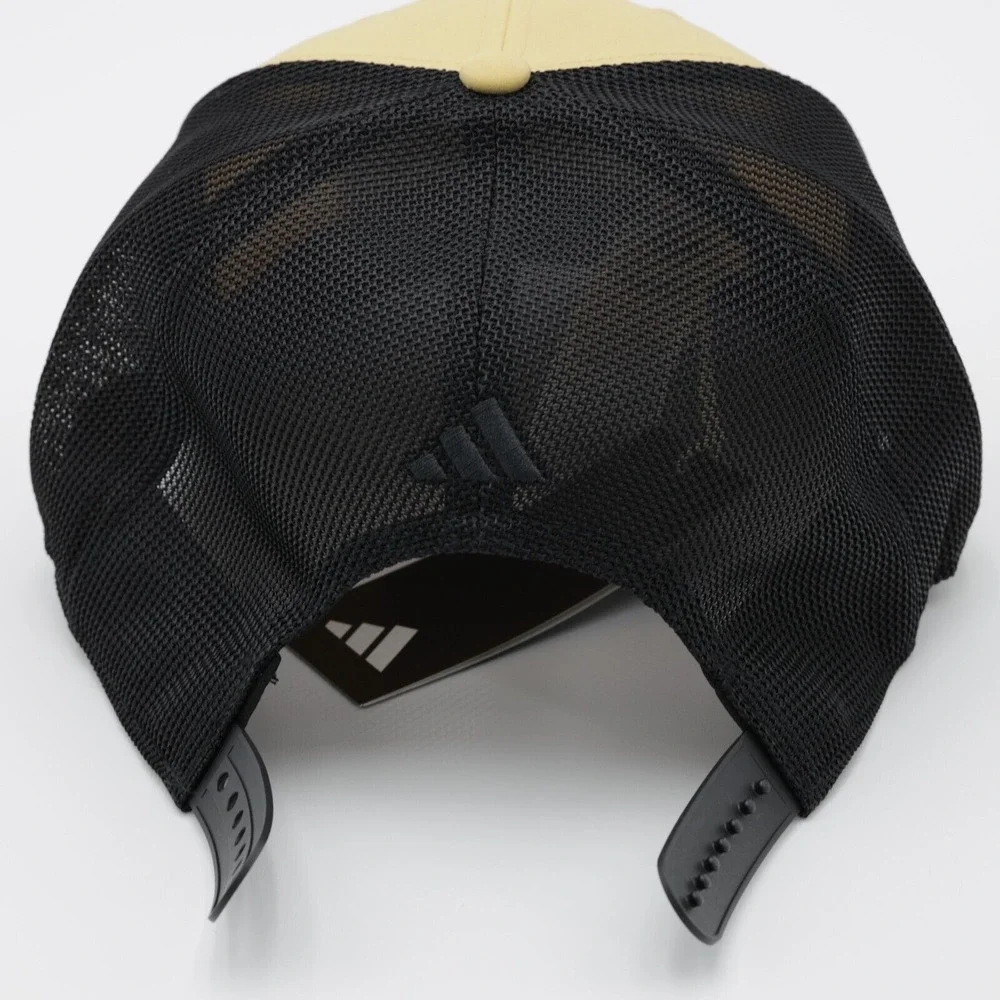 Adidas‎ Men's Golf Adjustable Five Panel Trucker Cap Oat/Black One Size